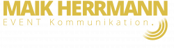 Maik Herrmann Event Kommunikation Logo gold